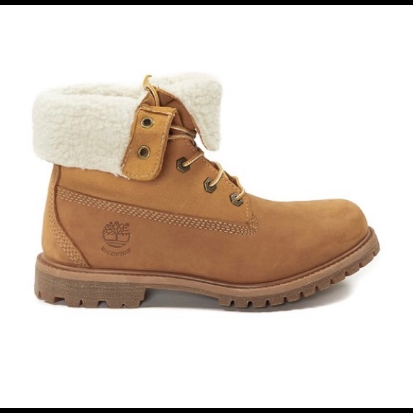 Timberland Fleece Roll-Down Boot size 8 - Picture 2 of 8